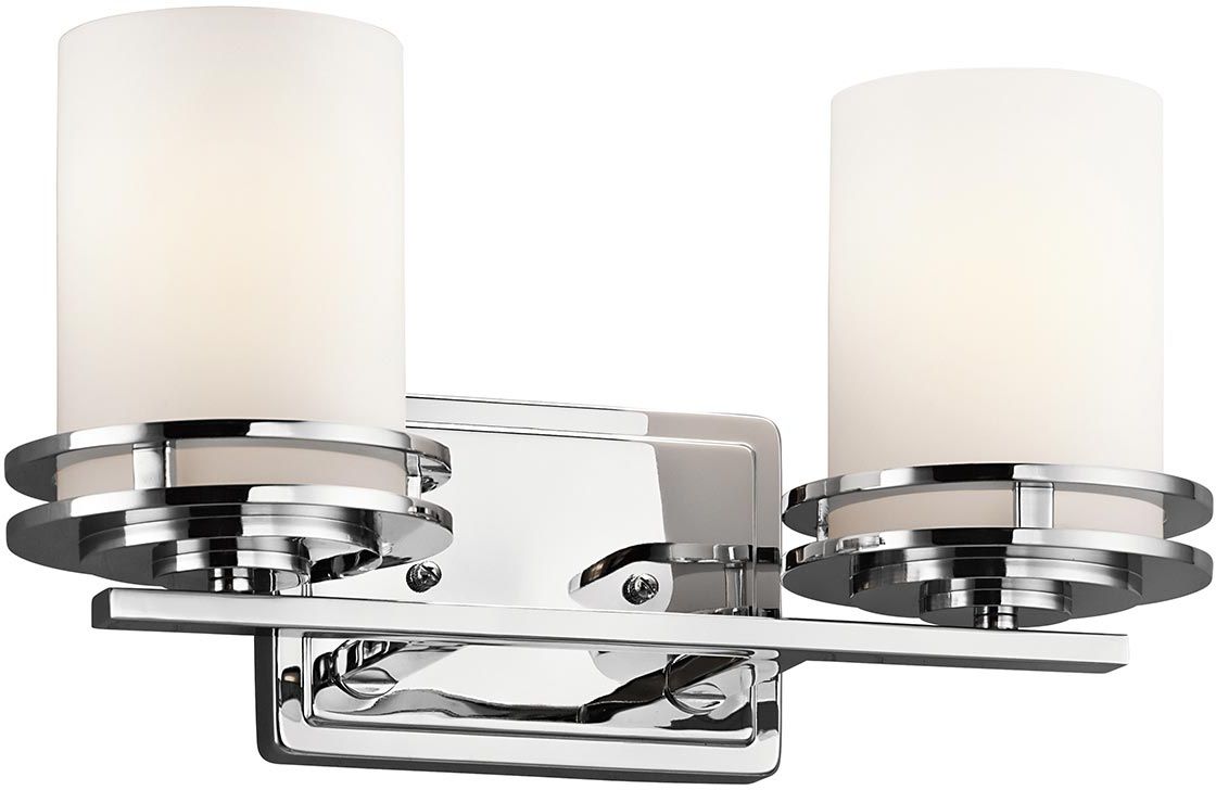 Elstead Lighting Hendrik nástenná lampa 2x3 W chrómová KL-HENDRIK2-BATH