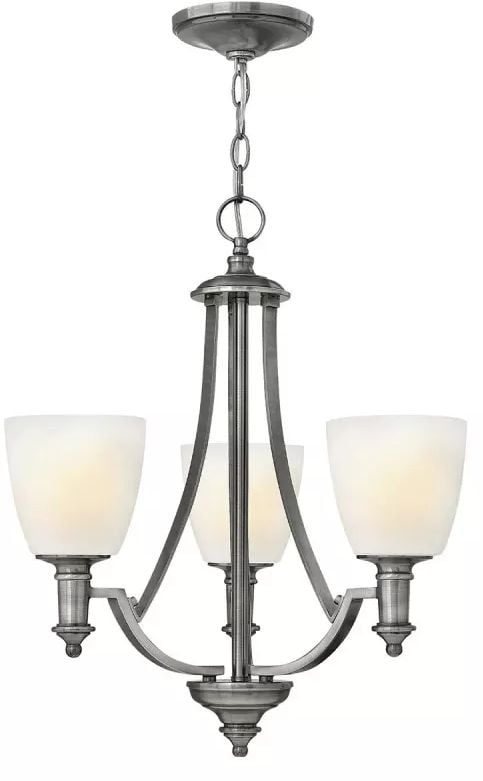 Elstead Lighting Truman závesné svietidlo 3x60 W niklová HK-TRUMAN3