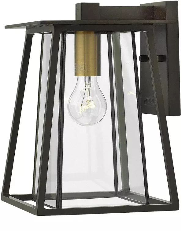 Elstead Lighting Walker vonkajšie nástenné svietidlo 1x60 W hnedá HK-WALKER2-M
