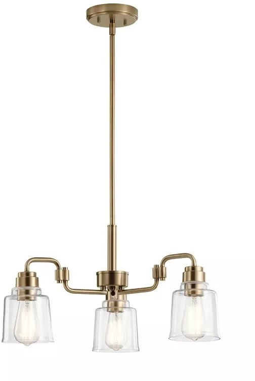 Elstead Lighting Aivian závesné svietidlo 3x60 W mosadzná KL-AIVIAN3-WBR