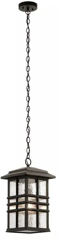 Elstead Lighting Beacon Square vonkajšie závesné svietidlo 1x60 W hnedá KL-BEACON-SQUARE8-OZ