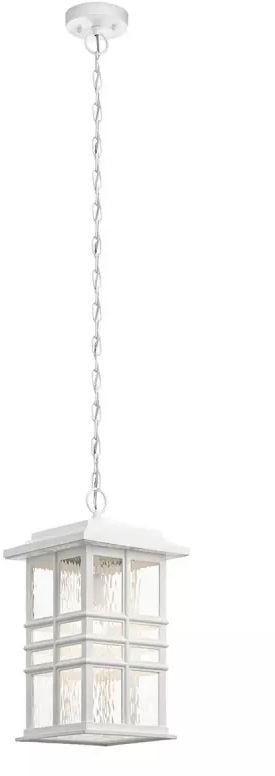 Elstead Lighting Beacon Square závesné svietidlo 1x60 W biela KL-BEACON-SQUARE8-WHT