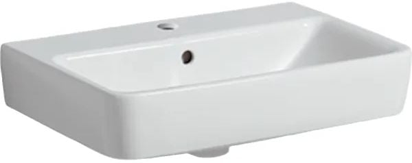 Geberit Selnova Compact umývadlo 60x37 cm obdĺžnik klasické umývadlo biela lesklá 501.511.00.7