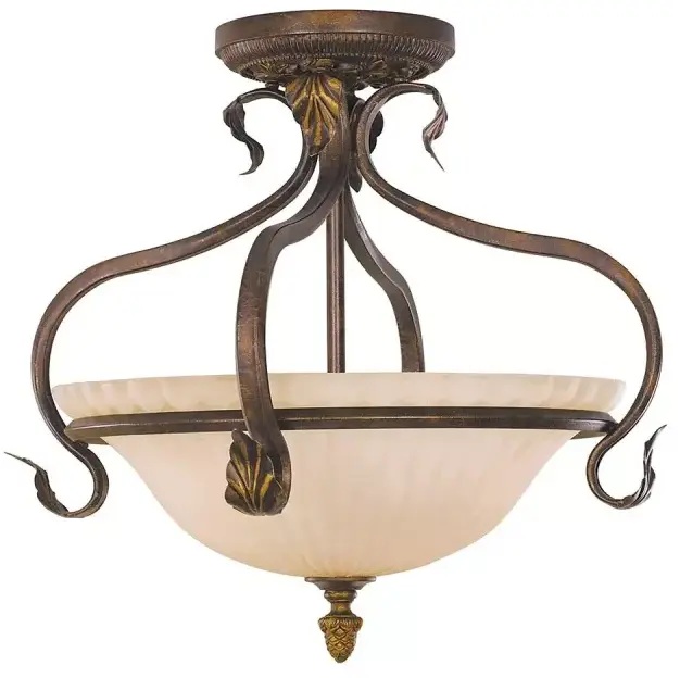 Elstead Lighting Sonoma Valley stropné svietidlo 3x60 W FE-SONOMAVALLEY-SF