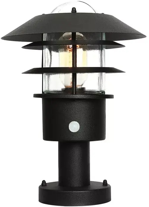 Elstead Lighting Helsingor vonkajšia stojaca lampa 1x60 W čierna HELSINGOR-PIR-PED-BK