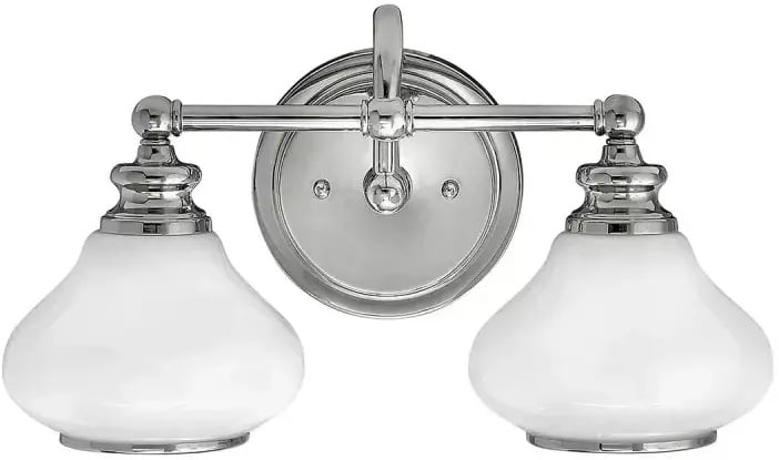 Elstead Lighting Ainsley nástenná lampa 2x3 W chrómová HK-AINSLEY2-BATH