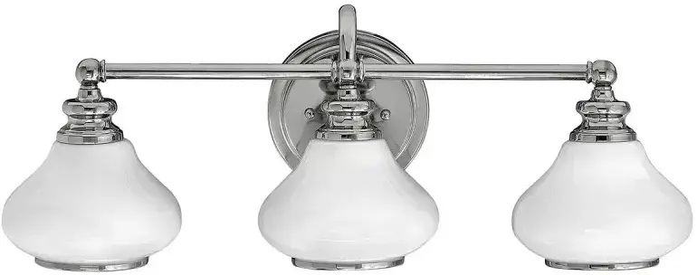 Elstead Lighting Ainsley nástenná lampa 3x3 W chrómová HK-AINSLEY3-BATH
