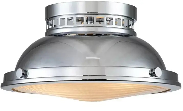 Elstead Lighting Amelia stropné svietidlo 2x40 W chrómová HK-AMELIA-F-M-CM