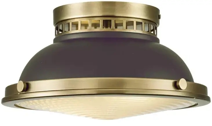 Elstead Lighting Amelia stropné svietidlo 2x40 W hnedá HK-AMELIA-F-M-RB