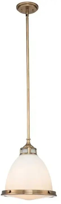 Elstead Lighting Amelia závesné svietidlo 1x60 W mosadzná HK-AMELIA-P-M-HB