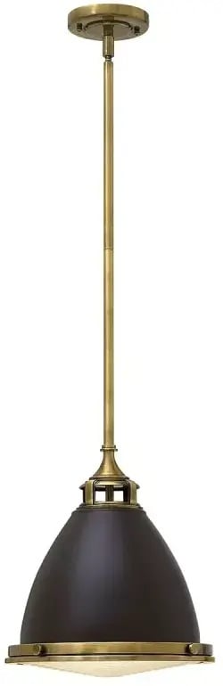 Elstead Lighting Amelia závesné svietidlo 1x60 W hnedá HK-AMELIA-P-M-RB
