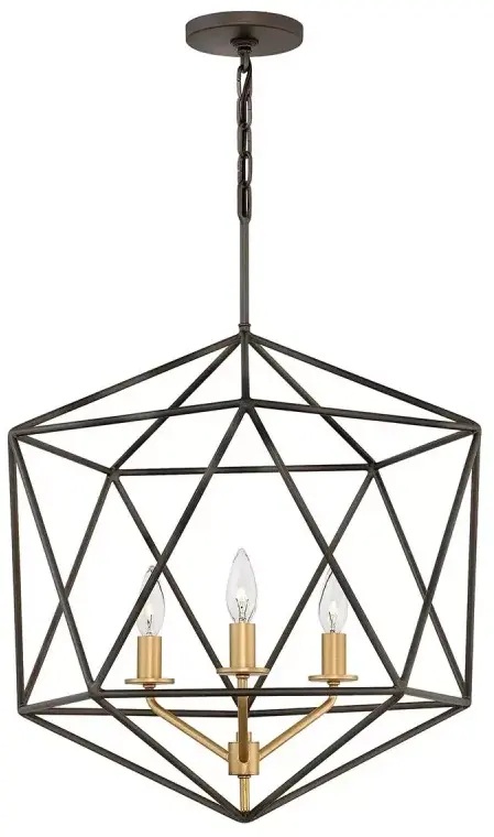 Elstead Lighting Astrid závesné svietidlo 3x60 W zlatá-hnedá HK-ASTRID-3P