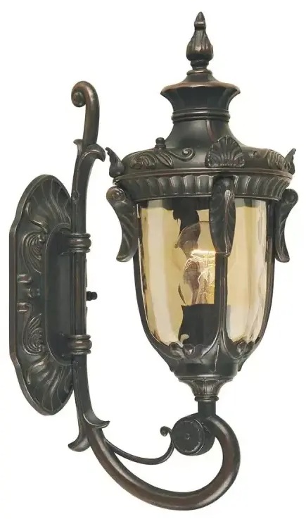 Elstead Lighting Philadelphia vonkajšie nástenné svietidlo 1x60 W hnedá PH1-S-OB