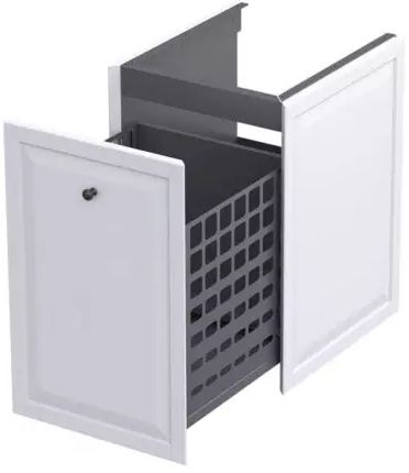 Oristo Montebianco skrinka 40x45.9x60.3 cm bočné závesné biela OR47-SN1S-40-2