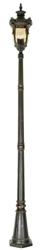 Elstead Lighting Philadelphia vonkajšia stojaca lampa 3x60 W hnedá PH5-L-OB