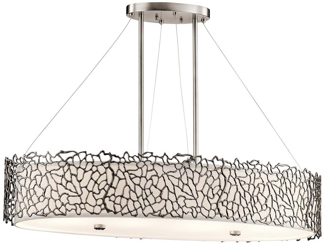 Elstead Lighting Silver Coral závesné svietidlo 4x60 W KL-SILVER-CORAL-ISLE