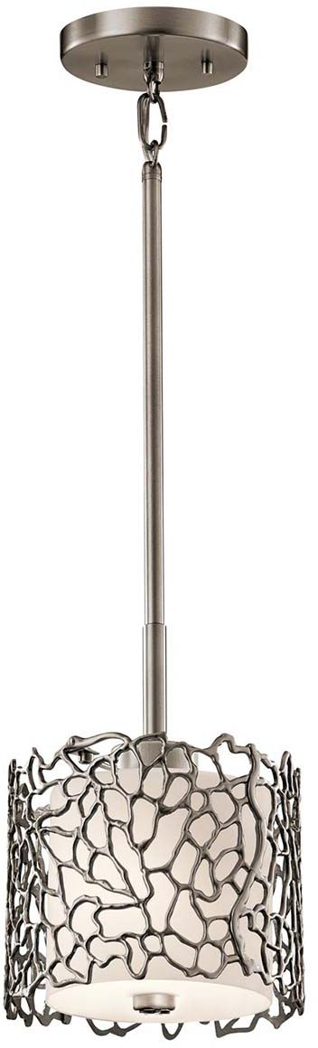 Elstead Lighting Silver Coral závesné svietidlo 1x60 W KL-SILVER-CORAL-MP