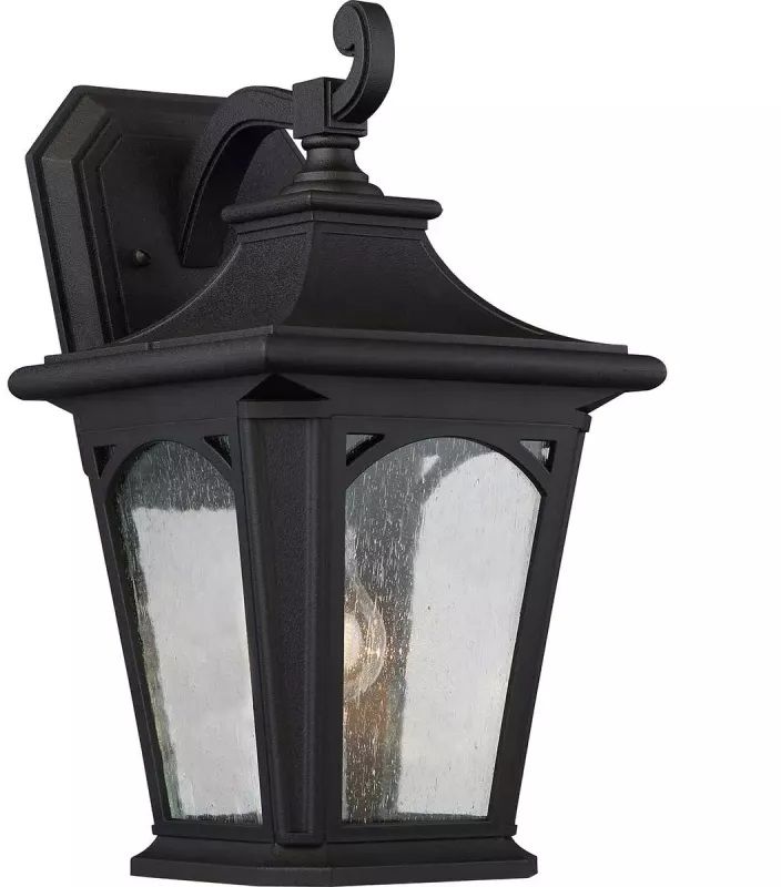 Elstead Lighting Bedford vonkajšie nástenné svietidlo 1x60 W čierna QZ-BEDFORD2-S