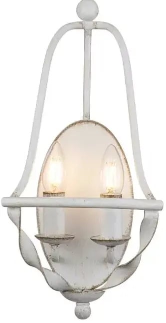 Elstead Lighting Bradbury nástenná lampa 2x40 W biela QZ-BRADBURY2-AWH