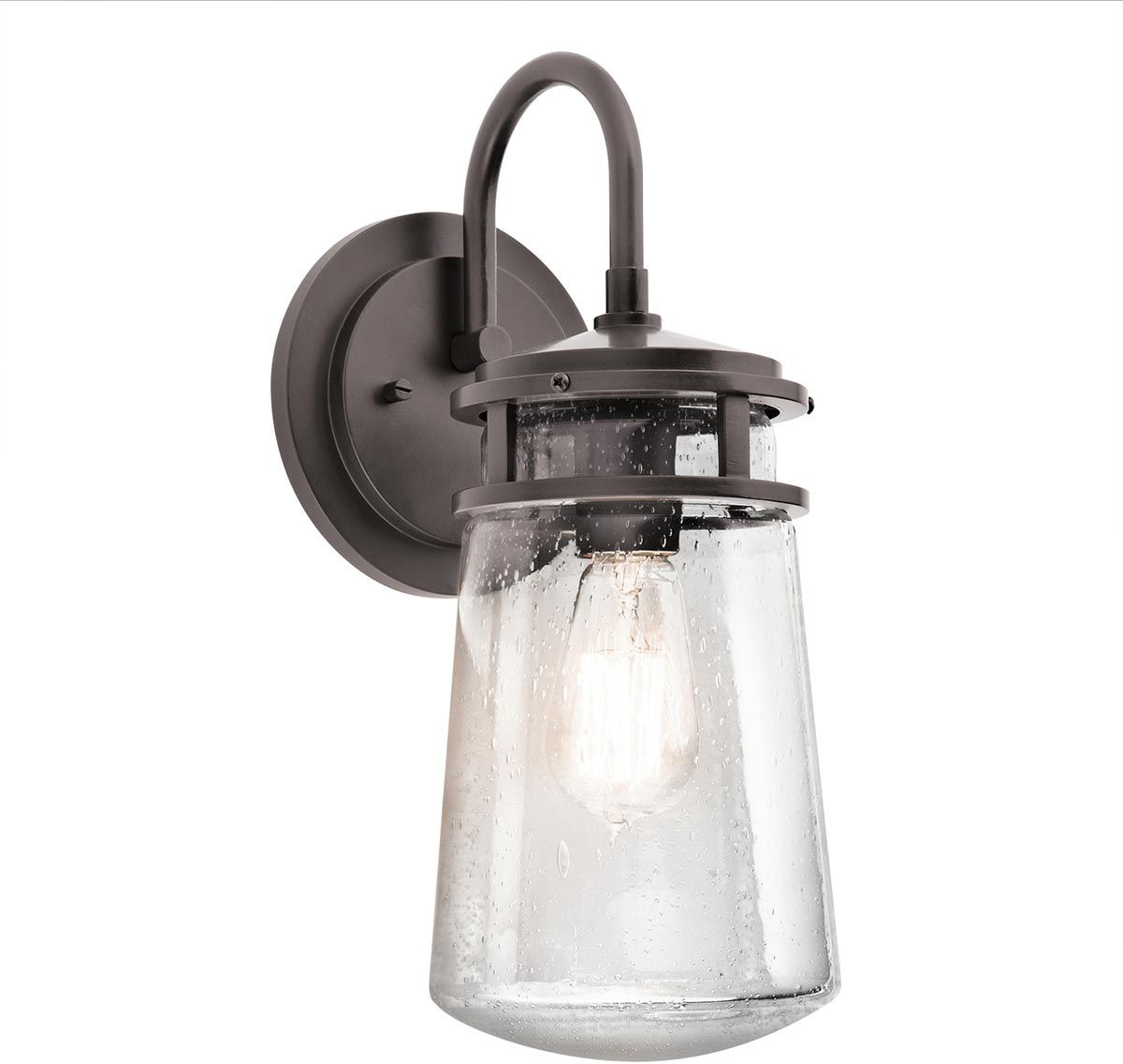 Elstead Lighting Lyndon vonkajšie nástenné svietidlo 1x60 W hnedá KL-LYNDON2-M-AZ