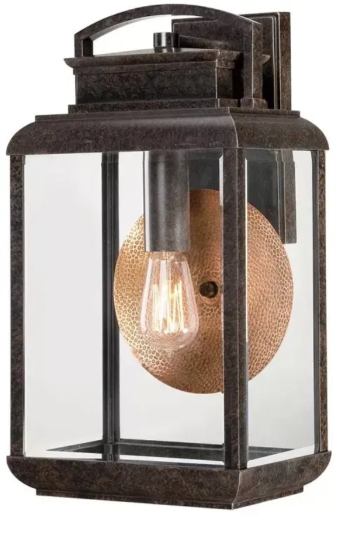 Elstead Lighting Byron vonkajšie nástenné svietidlo 1x60 W hnedá QZ-BYRON-L