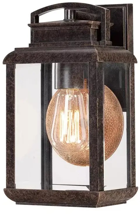 Elstead Lighting Byron vonkajšie nástenné svietidlo 1x60 W hnedá QZ-BYRON-S