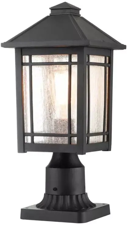 Elstead Lighting Cedar Point vonkajšia stojaca lampa 1x60 W čierna QZ-CEDAR-POINT3-M-BK