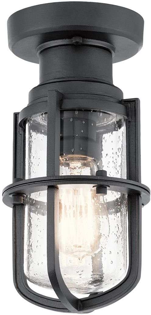 Elstead Lighting Suri exteriérové stropné svietidlo 1x40 W čierna KL-SURI-F