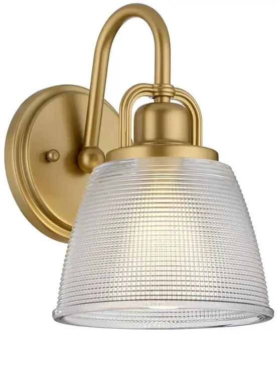 Elstead Lighting Dublin nástenná lampa 1x3 W mosadzná QZ-DUBLIN1-PNBR