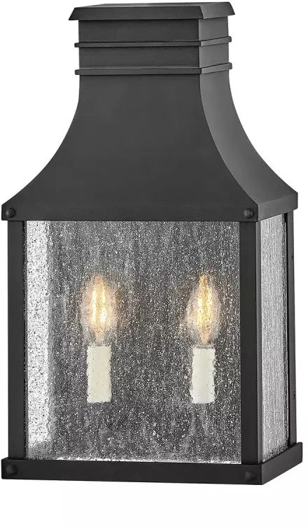 Elstead Lighting Beacon Hill vonkajšie nástenné svietidlo 2x40 W čierna HK-BEACON-HILL7-MB