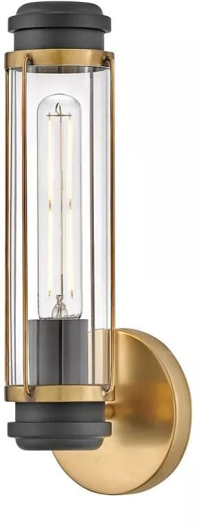 Elstead Lighting Masthead nástenná lampa 1x40 W mosadzná HK-MASTHEAD1-HBBK
