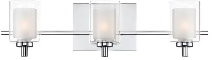 Elstead Lighting Kolt nástenná lampa 3x3 W chrómová QZ-KOLT3-PC-BATH