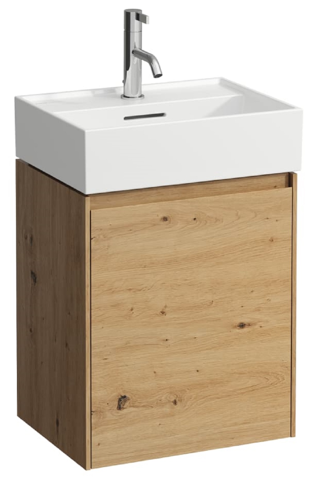 Laufen Lani skrinka 43.5x33x51.5 cm závesná kúpeľňová skrinka pod umývadlo dub H4039111122671