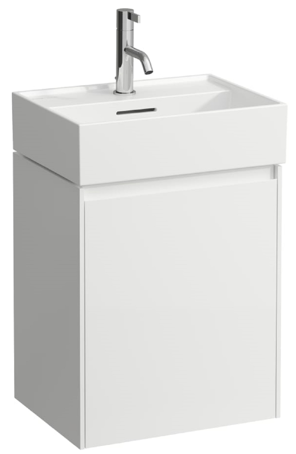 Laufen Lani skrinka 43.5x33x51.5 cm závesná kúpeľňová skrinka pod umývadlo biela H4039121122611