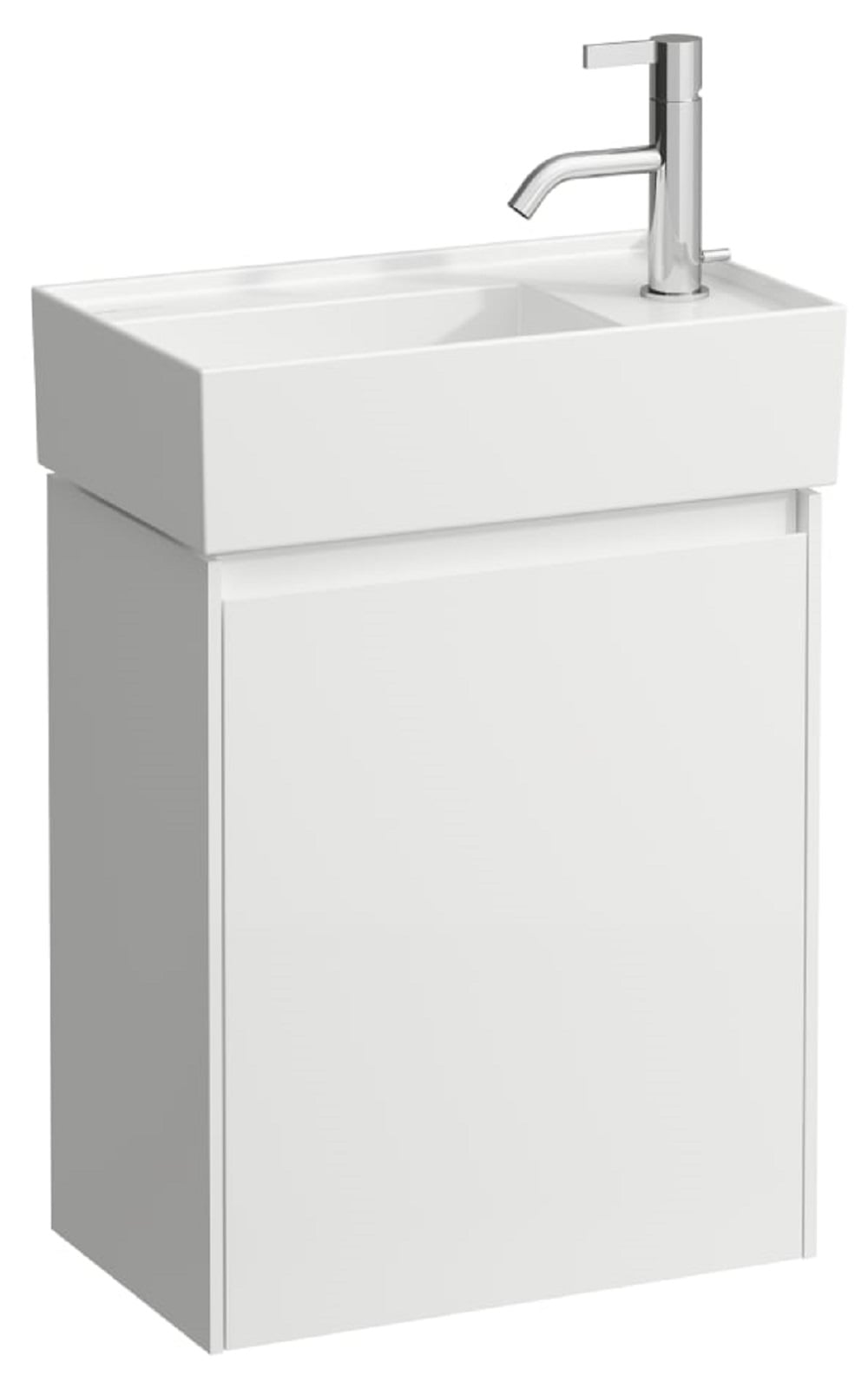 Laufen Lani skrinka 43.5x27x51.5 cm závesná kúpeľňová skrinka pod umývadlo biela H4039021122601