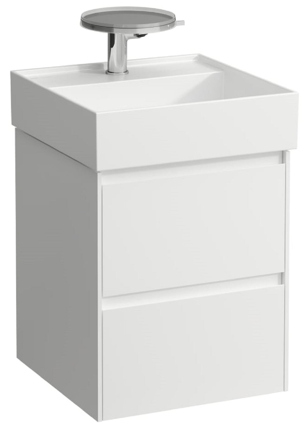 Laufen Lani skrinka 43.5x45x51.5 cm závesná kúpeľňová skrinka pod umývadlo biela H4039221122601
