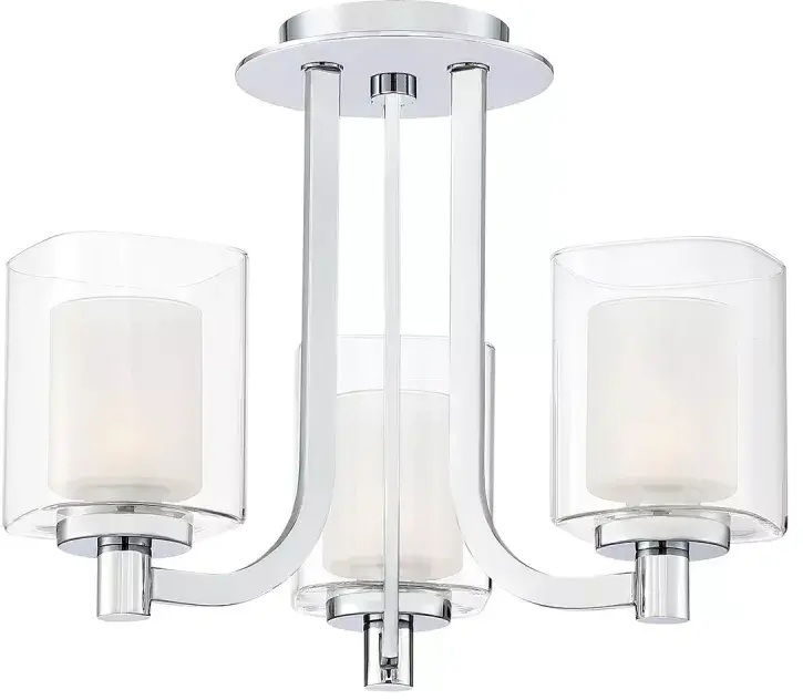 Elstead Lighting Kolt stropné svietidlo 3x3 W chrómová QZ-KOLT-SF-PC-BATH