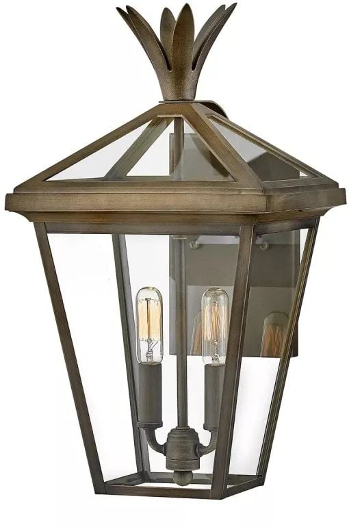 Elstead Lighting Palma vonkajšie nástenné svietidlo 2x40 W hnedá HK-PALMA-M-BU