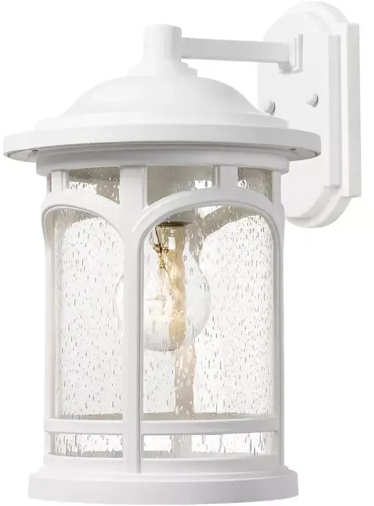 Elstead Lighting Marblehead vonkajšie nástenné svietidlo 1x60 W biela QZ-MARBLEHEAD-M-WHT