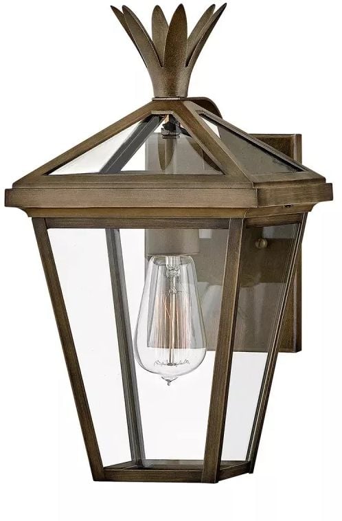 Elstead Lighting Palma vonkajšie nástenné svietidlo 1x60 W hnedá HK-PALMA-S-BU