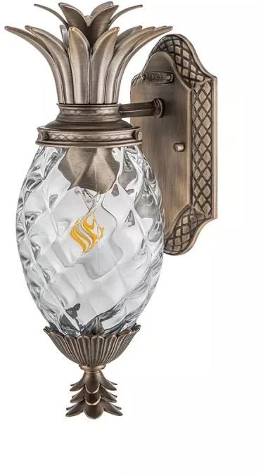 Elstead Lighting Plantation vonkajšie nástenné svietidlo 1x40 W hnedá HK-PLANTATION-S-BU