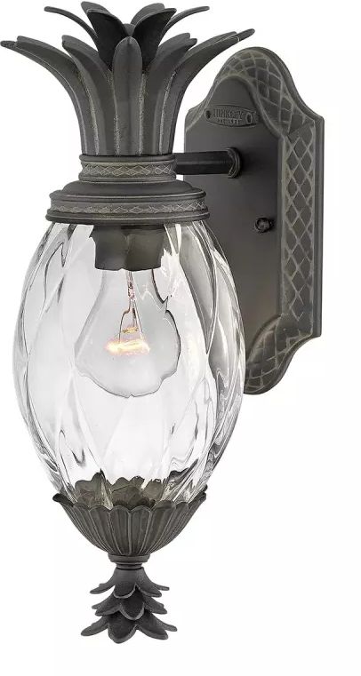 Elstead Lighting Plantation vonkajšie nástenné svietidlo 1x40 W čierna HK-PLANTATION-S-MB