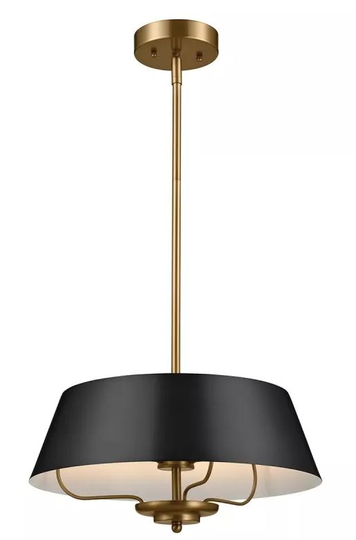Elstead Lighting Luella stropné svietidlo 3x40 W čierna KL-LUELLA-3P-BKB