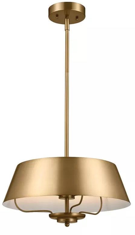 Elstead Lighting Luella stropné svietidlo 3x40 W mosadzná KL-LUELLA-3P-BNB
