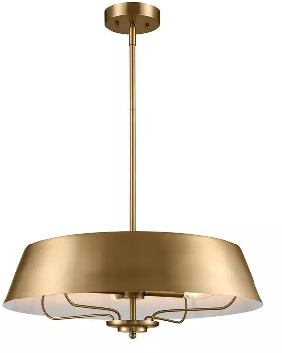 Elstead Lighting Luella stropné svietidlo 4x40 W mosadzná KL-LUELLA-4P-BNB
