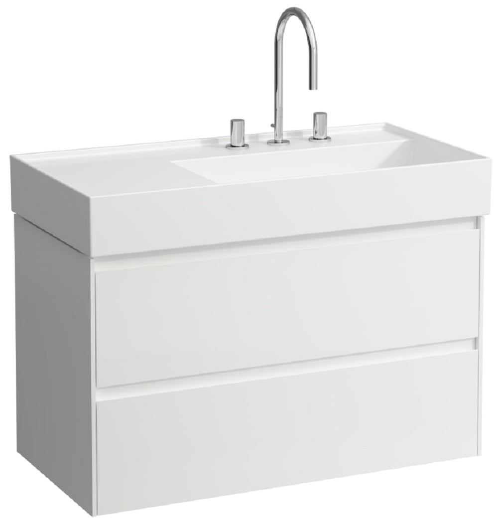 Laufen Lani skrinka 88x45x51.5 cm závesná kúpeľňová skrinka pod umývadlo biela H4039621122601