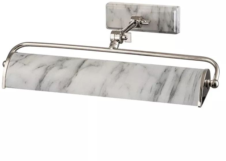 Elstead Lighting Winchfield nástenná lampa 2x40 W biela-niklová WINCHFIELD-PLM-PN-WM