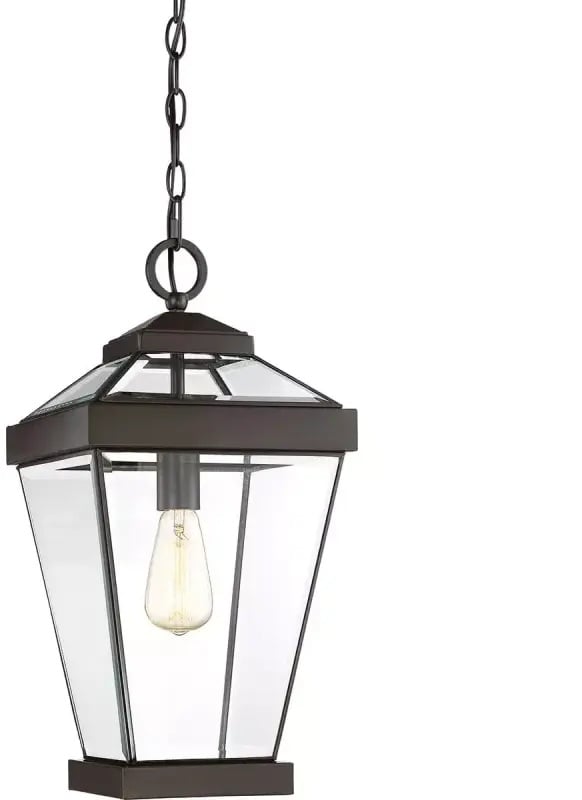 Elstead Lighting Ravine závesné svietidlo 1x60 W hnedá QZ-RAVINE8-L
