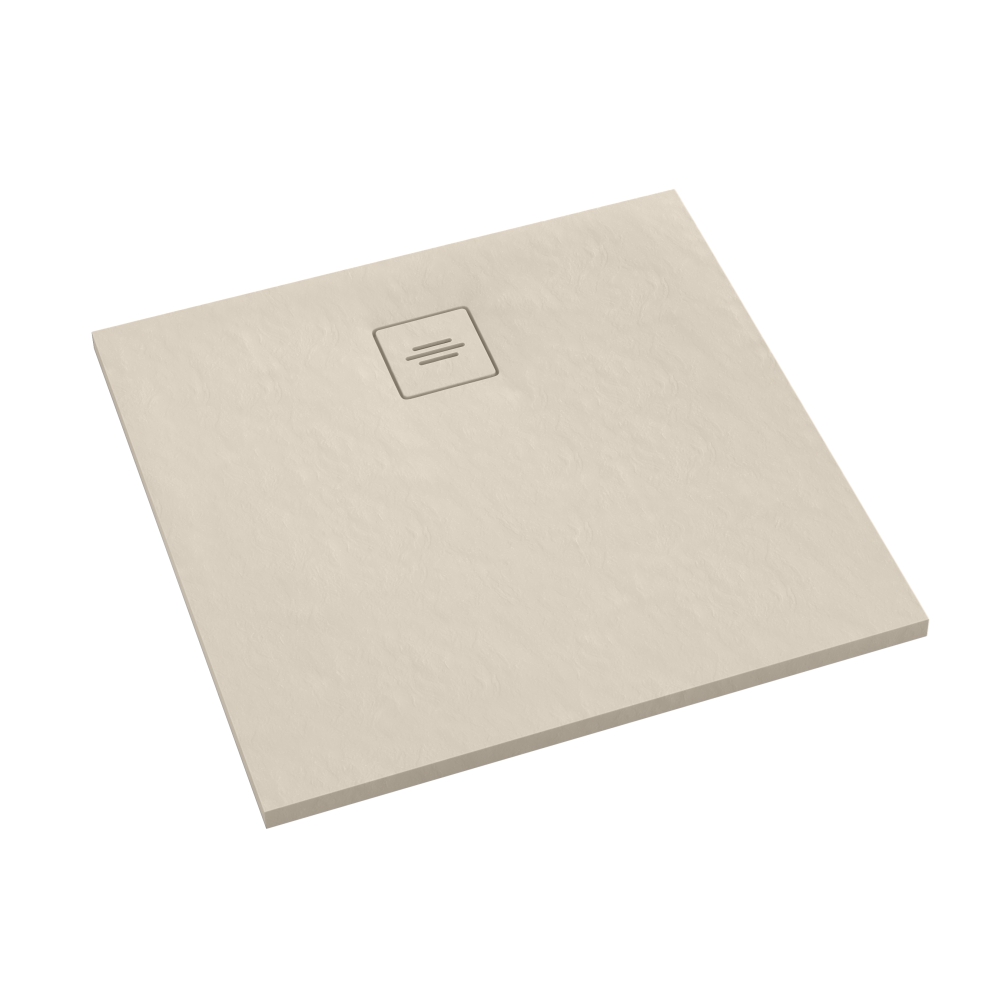 Schedline Protos Cashmere Stone štvorcová sprchová vanička 80x80 cm béžová 3SP.P2K-8080/PK/ST-M1/PK/ST
