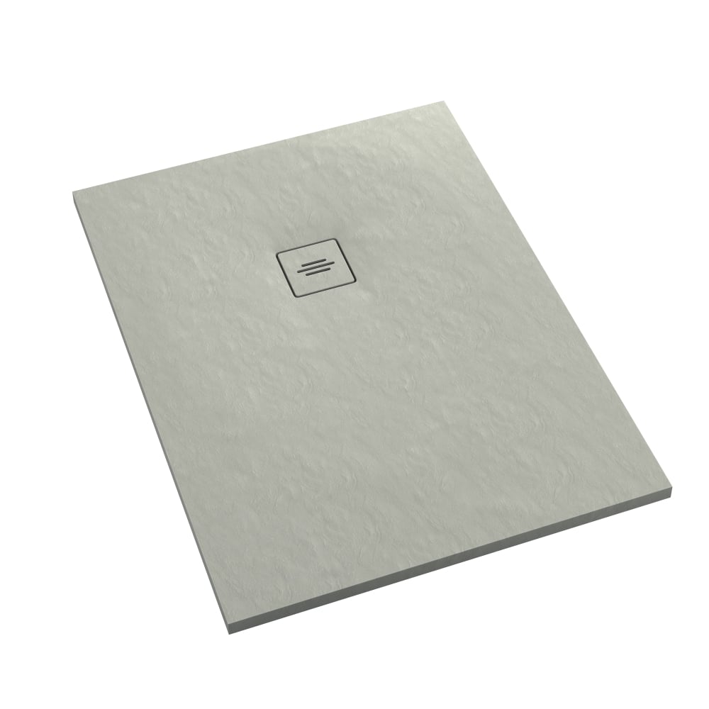 Schedline Protos Cement Stone obdĺžniková sprchová vanička 180x90 cm cementová 3SP.P1P-90180/CT/ST-M1/CT/ST